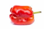 Fresh Red Bell Pepper Stock Photo