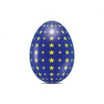 Easter Egg Realistic Color Design  Illustration Stock Photo