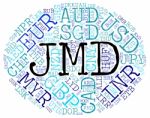 Jmd Currency Indicates Jamaican Dollar And Coin Stock Photo