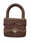 Old Rusty Padlock Stock Photo