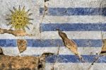 Grunge Flag Of Uruguay Stock Photo