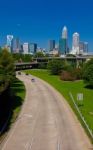 Skyline Of Uptown Charlotte, North Carolina Stock Photo