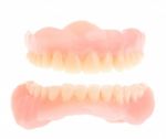 Acrylic Denture Stock Photo