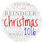 Christmas -text Graphics Concept (word Cloud) Stock Photo