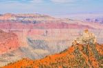 View From The North Rim Of The Grand Canyon Stock Photo