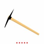 Pickaxe Icon .  Flat Style Stock Photo