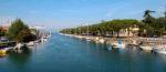 Canal To Lake Garda Stock Photo