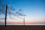 Volleyball Net Stock Photo