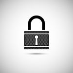 Lock Icon Stock Photo