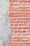 Old Grunge Brick Wall Background Stock Photo