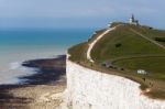 Beachey Head, Sussex/uk - May 11 :  The Belle Toute Lighthouse A Stock Photo