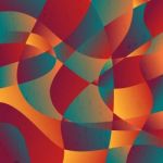 Abstract Colorful Curve Shape Background Stock Photo