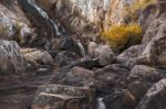 Crows Nest Falls During The Day Stock Photo