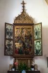 Altar In The Maria Hilf Pilgrimage Church In Hallstatt Stock Photo