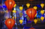 Asian Lanterns Stock Photo