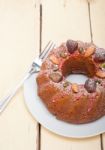 Chestnut Cake Bread Dessert Stock Photo