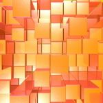 Orange glass background Stock Photo