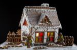 Gingerbread House Stock Photo