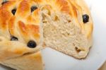 Blueberry Bread Cake Dessert Stock Photo