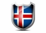 Flag Of Iceland Stock Photo