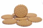 Circle Of Biscuits Stock Photo