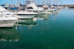 A Marina In Lanzarote Stock Photo