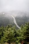 Appalachian Mountains From Mount Mitchell, The Highest Point In Stock Photo