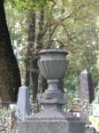 Crosses On Graves Cemetery And Fences  Stock Photo