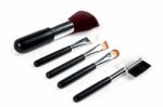 Cosmetic Brushes Stock Photo