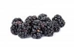 Blackberry Isolated On The White Background Stock Photo