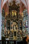 Interior View Of The Collegiate Church Of St Michael In Mondsee Stock Photo