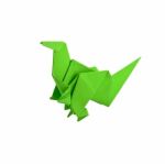 Origami Dinosaur Stock Photo