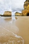 Wonderfull Portuguese Beach Stock Photo