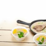 Hearty Middle Eastern Chickpea And Barley Soup Stock Photo