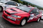 V. Mcaree Mitsubishi Evo Stock Photo