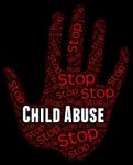 Stop Child Abuse Represents No Childhood And Mistreat Stock Photo