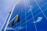 Blue Sky And Office Building Stock Photo