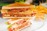 Club Sandwich Stock Photo