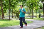 Jogging Stock Photo