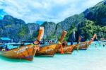 Phi-phi Island, Krabi, Thailand - November 11, 2016: Longtrail B Stock Photo