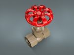 Gate Valve Stock Photo