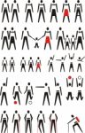 People Pictogram Stock Photo