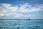 Fishing Boat On The Sea Stock Photo