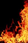 Fire Background Stock Photo