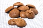 Tasty Carob Cookies Stock Photo