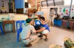 Student 9-10 Years Old, Scouts Work Together, Scout Camp In Pieamsuwan School Bangkok Thailand Stock Photo