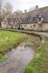 Architectural Arlington Row Bibury Village Stock Photo