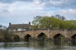 View Of The New Bridge Over The River Thames Between Abingdon An Stock Photo