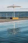 Kings Beach In The Sunshine Coast, Queensland Stock Photo