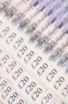 British Bank Notes Stock Photo